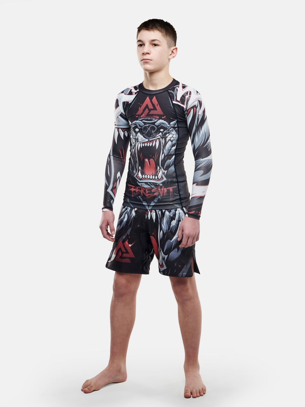 Peresvit Battle Bear Kids Long Sleeve Rashguard, Photo No. 5